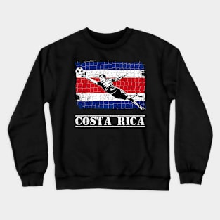 Costa Rica Soccer Supporter Goalkeeper Shirt Crewneck Sweatshirt